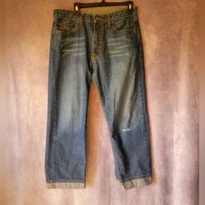 Ralph Lauren Jeans 33x30 distressed wash